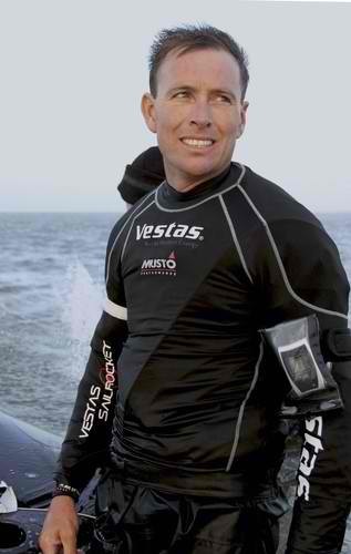 Sailrocket 2’s skipper Paul Larsen ©  SW